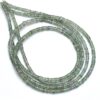 AAA+ Icy Green Sapphire 3mm-5mm Graduating Size Faceted Rondelle Beads | 16inch Long Strand | Natural Sapphire Precious Gemstone Loose Beads - Image 2