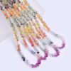 AAA+ Multi Sapphire 3mm-5mm Teardrop Briolette Faceted Beads | 16inch Strand | Natural Multi Sapphire Precious Gemstone Loose Drop Beads - Image 2