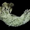 Green Amethyst Quartz Faceted Pear Briolette | 8inch Strand | Green Amethyst Hydro Color Quartz Gemstone Faceted Briolette Beads for Jewelry