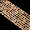 Natural Golden Rutilated Quartz 7x9mm Oval Faceted Beads | 13inch Strand | Natural Golden Rutile Semi Precious Gemstone Loose Oval Beads - Image 3