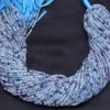 Natural Blue Fluorite Gemstone 3mm Faceted Beads | 13inch Strand | AAA+ Blue Fluorite Semi Precious Gemstone Round Beads for Jewelry Making - Image 2