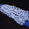 AAA Blue Chalcedony Gemstone 7x10mm Faceted Pear Briolette Beads | 8inch Strand | Chalcedony Semi Precious Gemstone Beads for Jewelry Making - Image 2