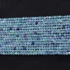 Natural Blue Fluorite Gemstone 3mm Faceted Beads | 13inch Strand | AAA+ Blue Fluorite Semi Precious Gemstone Round Beads for Jewelry Making - Image 4