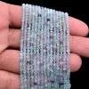Natural Blue Fluorite Gemstone 3mm Faceted Beads | 13inch Strand | AAA+ Blue Fluorite Semi Precious Gemstone Round Beads for Jewelry Making - Image 5