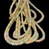 Natural Ethiopian Welo Opal Fire Rondelle Beads | 3mm-6mm Beads 8inch Strand | AAA+ Ethiopian Opal Semi Precious Gemstone | Welo Opal Beads - Image 5