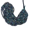 AAA+ Black Ethiopian Welo Opal Fire 3mm-5mm Faceted Rondelle Beads | Natural Ethiopian Opal Gemstone Welo Opal Rondelle Beads | 8inch Strand - Image 6