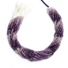 AAA+ Amethyst 3mm-4mm Faceted Rondelle Beads | 13" Strand | Natural Multi Amethyst Semi Precious Gemstone Handcut Loose Beads for Jewelry - Image 2