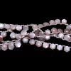 AAA+ Chocolate Moonstone 8mm Faceted Hexagon Briolette Beads | Natural Brown Moonstone Semi Precious Gemstone Loose Fancy Beads | 8" Strand
