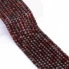 AAA+ Natural Red Garnet 4mm-5mm Cube Faceted Beads | Red Garnet Semi Precious Gemstone Loose 3D Box Briolette Fancy Beads | 13inch Strand
