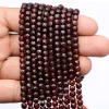 AAA+ Natural Red Garnet 4mm-5mm Cube Faceted Beads | Red Garnet Semi Precious Gemstone Loose 3D Box Briolette Fancy Beads | 13inch Strand - Image 2