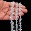 AAA+ White Rainbow Moonstone Faceted Nugget Beads | Natural Blue Fire Moonstone Precious Gemstone Step Cut Fancy Tumbled Side Drill Beads