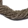 AAA+ Smoky Quartz Gemstone Rondelle Faceted Beads | 3mm-4mm Beads 13" Strand | Natural Smoky Quartz Semi Precious Gemstone Beads for Jewelry - Image 2
