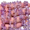 AAA Ametrine Teardrop Faceted Briolette Beads | 5x8mm Drops 8inch Strand | Natural Ametrine Semiprecious Gemstone Teardrop Beads for Jewelry - Image 2