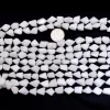 AAA White Agate 12mm-14mm Faceted Nuggets Beads | Agate Gemstone Step Cut Tumbled | Natural Semi Precious Gemstone Beads for Jewelry Making - Image 2