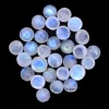 Natural Rainbow Moonstone Blue Fire Gemstone 10mm Round Cabochon | Moonstone Blue Flash Semi Precious Gemstone Loose Round Smooth Cabs Lot - Image 6