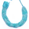 AAA+ Multi Amazonite 2mm-3mm Micro Faceted Rondelle Beads | 13" Strand | Natural Amazonite Semi Precious Gemstone Roundel Beads for Jewelry - Image 2