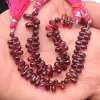 AAA+ Rhodolite Garnet Gemstone 6x4mm-7x5mm Faceted Teardrop Briolette Beads | 5inch Strand | Natural Rhodolite Semi Precious Gemstone Drops - Image 2