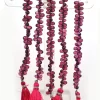 AAA+ Rhodolite Garnet Gemstone 3x5mm-6x4mm Faceted Teardrop Briolette Beads | 5inch Strand | Natural Rhodolite Semi Precious Gemstone Drops - Image 3