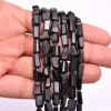 AAA+ Hypersthene Gemstone 9mm-12mm Faceted Nugget Beads | Rare Black Hypersthene Semi Precious Gemstone Tumbled Beads | 8inch Strand - Image 2