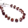 AAA+ Chocolate Moonstone 7mm-8mm Faceted Trillion Briolette Beads | Chocolate Moonstone Semi Precious Gemstone 3D Triangle Beads | 6" Strand