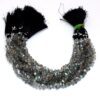 AAA+ Labradorite Gemstone Faceted Teardrop Briolette Beads | 8inch Strand | Natural Labradorite Blue Fire Semi Precious Gemstone Loose Drops - Image 5