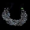 AAA+ Labradorite Gemstone Faceted Teardrop Briolette Beads | 8inch Strand | Natural Labradorite Blue Fire Semi Precious Gemstone Loose Drops
