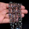 AAA+ Labradorite Gemstone Faceted Teardrop Briolette Beads | 8inch Strand | Natural Labradorite Blue Fire Semi Precious Gemstone Loose Drops - Image 3
