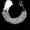 AAA+ Natural Green Amethyst Tulip Flower Buds Drops Briolette | 6inch Strand | Amethyst Gemstone Diagonal Drill Faceted Teardrop Fancy Beads - Image 6