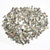 AAA Labradorite Moonstone 5mm-6mm Round Faceted Cabochon | Natural Flashy Blue Fire Labradorite Semi Precious Loose Gemstone Rose Cut Cabs - Image 2