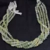 AAA Prehnite 6mm-8mm Faceted Rondelle Beads | 14inch Strand | Natural Multi Green Prehnite Semi Precious Gemstone Beads for Jewelry Making - Image 3