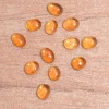 AAA+ Citrine Gemstone 7x5mm Oval Cabochon | Natural Citrine Semi Precious Gemstone Flat Back Smooth Cabs | Citrine Loose Gemstone Cabochon - Image 2
