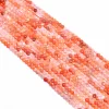 AAA+ Red Botswana Agate Gemstone 4mm Coin Briolette Faceted Beads | 13" Strand | Natural Orange Agate Semiprecious Gemstone Loose Fancy Coin - Image 3