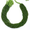 AAA+ Chrome Diopside Gemstone 2mm-3mm Micro Faceted Beads | Natural Chrome Diopside Semi Precious Gemstone Rondelle Beads | 13inch Strand - Image 3