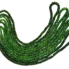 AAA+ Chrome Diopside Gemstone 3mm-5mm Rondelle Beads | Natural Chrome Diopside Semi Precious Gemstone Smooth Rondelle Beads | 17inch Strand - Image 5