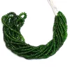 AAA+ Chrome Diopside Gemstone 3mm-5mm Rondelle Beads | Natural Chrome Diopside Semi Precious Gemstone Smooth Rondelle Beads | 17inch Strand - Image 2