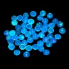 AAA+ Blue Ethiopian Welo Opal Multi Fire 4mm Round Cabochon | Ethiopian Opal Loose Gemstone Flat Back Cabochon | Welo Opal Gemstone Lot