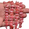 AAA Natural Rhodochrosite 8x14mm-10x15mm Smooth Pear Beads ~ Rhodochrosite Semi Precious Gemstone Loose Plain Pear Briolettes ~ 7" Strand - Image 5