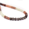 Natural AAA+ Chocolate Moonstone 4mm-5mm Round Faceted Beads | 16" Strand | Multi Moonstone Semi Precious Gemstone Loose Beads for Jewelry