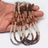 Natural AAA+ Chocolate Moonstone 4mm-5mm Round Faceted Beads | 16" Strand | Multi Moonstone Semi Precious Gemstone Loose Beads for Jewelry - Image 3