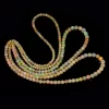 Yellow High Fire Ethiopian Welo Opal Fire Loose Round Faceted Beads | 16inch Strand | Ethiopian Welo Opal Gemstone Beads for Jewelry Making - Image 2