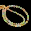 Yellow High Fire Ethiopian Welo Opal Fire Loose Round Faceted Beads | 16inch Strand | Ethiopian Welo Opal Gemstone Beads for Jewelry Making - Image 4