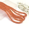 Natural Peach Moonstone 5mm-7mm Smooth Rondelle Beads | 16inch Strand | AAA+ Peach Moonstone Semi Precious Gemstone Beads for Jewelry Making - Image 2