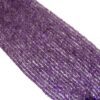 Amethyst Gemstone Smooth Saucer Shape Beads | 4mm-5mm Button Rondelle 13" Strand | Natural Rare Amethyst Semi Precious Gemstone Spacer Beads - Image 2