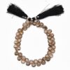 AAA Smoky Quartz 7mm Heart Briolette Beads | 8inch Strand | Natural Brown Smoky Quartz Semi Precious Gemstone Faceted Briolette for Jewelry - Image 4