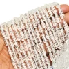 Crystal Quartz Gemstone Carving Teardrop Beads | 6x12mm Drops 13inch Strand | Natural Clear Crystal Semi Precious Gemstone Beads for Jewelry - Image 2
