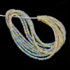 AAA Ethiopian Welo Opal Fire Rondelle Beads | 3mm-4.5mm Beads | Natural Ethiopian Opal Gemstone Smooth Rondelles | Welo Opal Beads - Image 2