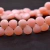 AAA+ Pink Opal Gemstone 6mm, 7mm Heart Briolette Faceted Beads | 8inch Strand | Rare Pink Opal Natural Semiprecious Gemstone Briolette Beads - Image 2
