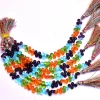 Multi Gemstone Quartz Mix Faceted Teardrop Briolette Beads | 6inch Strand | AAA Hydro Quartz Semi Precious Gemstone 7x5mm Drops for Jewelry - Image 2