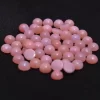 AAA+ Pink Opal Gemstone 4mm Round Loose Cabochon | Pink Opal Round Cabs | Natural Peruvian Pink Opal Semi Precious Gemstone Cabochon Lot