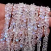 AAA+ Rainbow Moonstone Gemstone 5mm Heart Briolette Faceted Beads | 8" Strand | Blue Fire Moonstone Semi Precious Gemstone Briolette Beads - Image 3